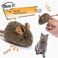 Chuột giả nhồi catnip
